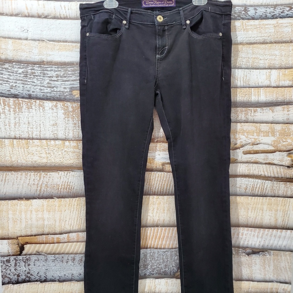Divine Rights of Denim Ankle Zip Jeans